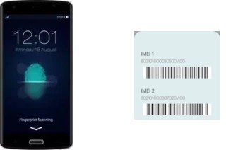 How to see the IMEI code in Bluboo X6