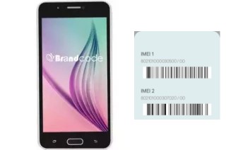 How to see the IMEI code in Brandcode B7S