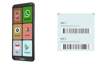 How to find the IMEI code on AMICO SMARTPHONE XL NERO