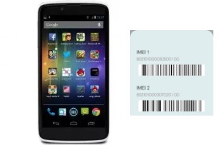 How to see the IMEI code in Via A6108