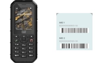 How to see the IMEI code in Cat B26