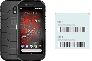 How to find the IMEI code on Cat S42