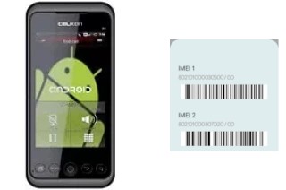 How to find the IMEI code on Celkon A1