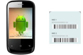 How to find the IMEI code on Celkon A83