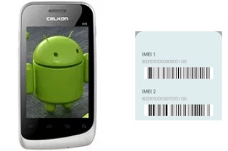 How to find the IMEI code on Celkon A85