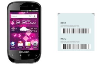 How to find the IMEI code on Celkon A95