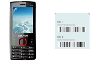 How to find the IMEI code on Celkon C17