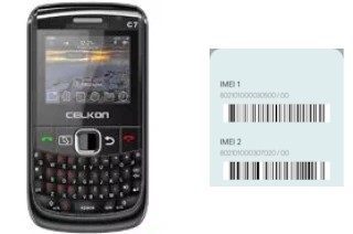 How to find the IMEI code on Celkon C5