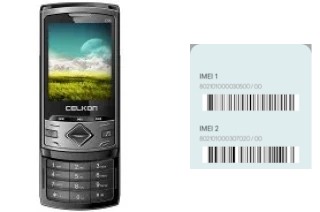 How to find the IMEI code on Celkon C55