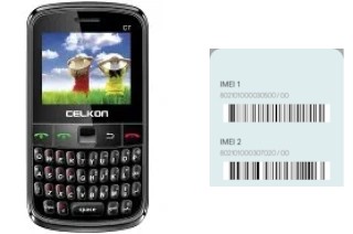 How to find the IMEI code on Celkon C7