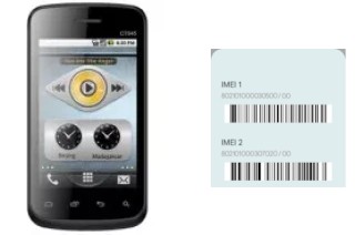 How to find the IMEI code on C7045