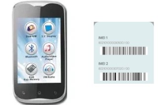 How to find the IMEI code on C7050