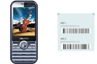 How to find the IMEI code on C777