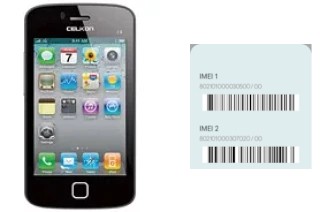 How to find the IMEI code on Celkon i4