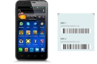 How to see the IMEI code in Excite 500G