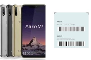 How to find the IMEI code on Allure M3