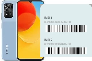 How to see the IMEI code in Cool 30i