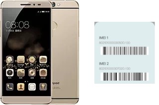 How to find the IMEI code on Coolpad Max