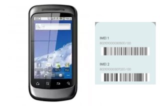 How to find the IMEI code on Cross A1