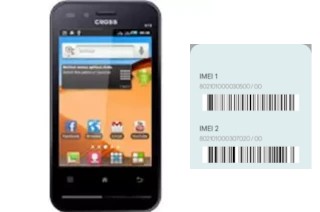 How to see the IMEI code in Cross A18