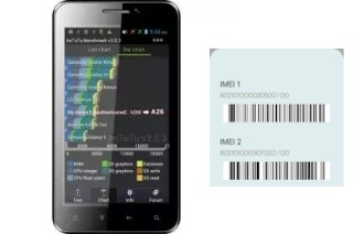 How to see the IMEI code in Cross A26