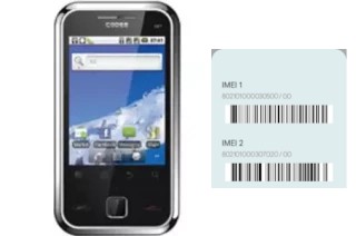 How to see the IMEI code in Cross A6T