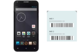 How to find the IMEI code on DEX GS501