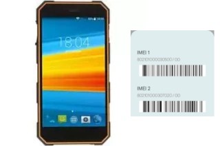 How to find the IMEI code on Ixion P350 Tundra