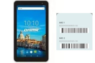 How to see the IMEI code in Optima 7017N 3G