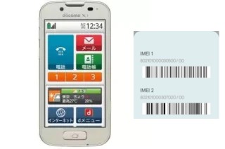 How to see the IMEI code in F-08E