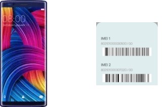 How to see the IMEI code in Mix 2