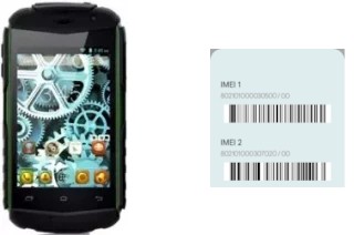 How to find the IMEI code on Titans DG150