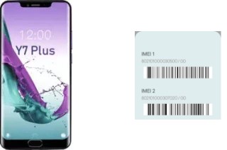 How to see the IMEI code in Y7 Plus