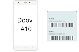 How to see the IMEI code in Doov A10