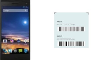 How to see the IMEI code in P2000c