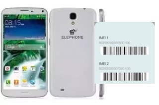 How to see the IMEI code in Elephone P6