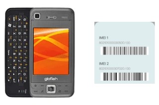 How to find the IMEI code on glofiish M800