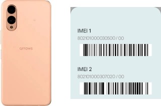 How to see the IMEI code in Arrows We2 M07