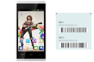 How to find the IMEI code on Life 4 Music