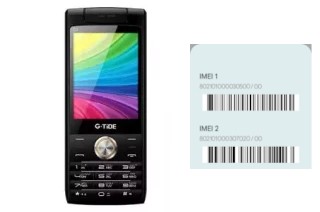 How to see the IMEI code in G-Tide C1