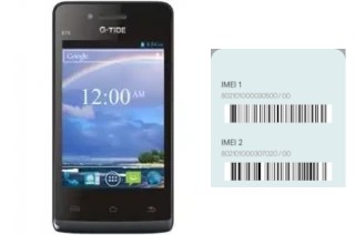 How to see the IMEI code in G-Tide E70