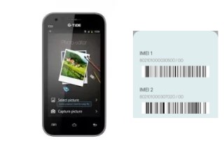 How to find the IMEI code on G-Tide E9I