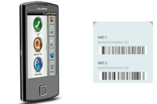 How to find the IMEI code on nuvifone A50