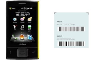 How to see the IMEI code in nuvifone M20