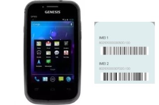 How to see the IMEI code in GP-353