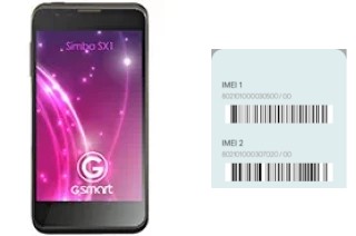 How to see the IMEI code in GSmart Simba SX1