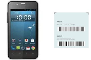 How to find the IMEI code on GSmart Rio R1