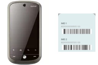 How to find the IMEI code on GSmart G1310