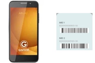 How to find the IMEI code on GSmart Alto A2