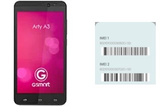 How to see the IMEI code in GSmart Arty A3